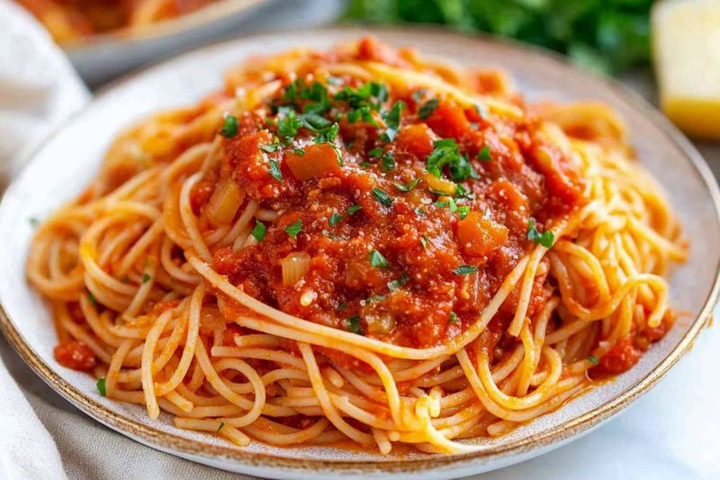 Spicy Arrabbiata Spaghetti