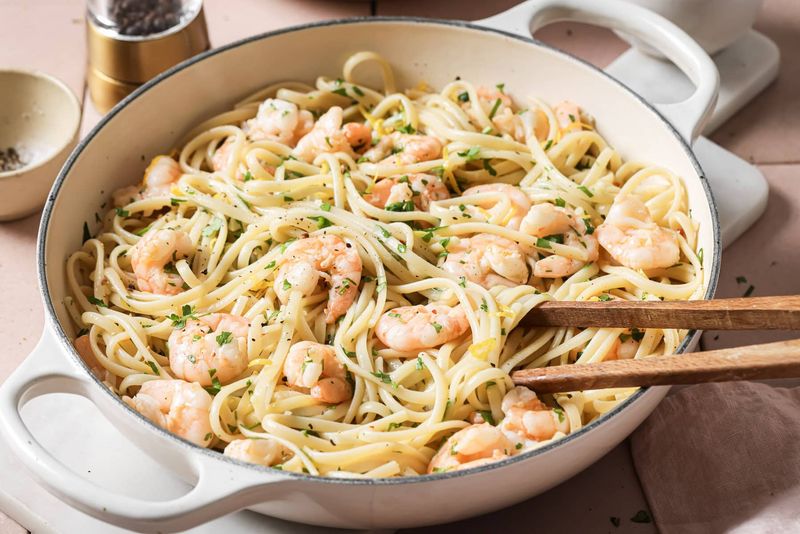 Shrimp Scampi Linguine