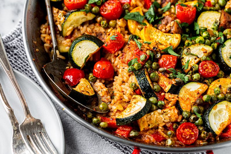 Vegetarian Paella with Smoked Paprika