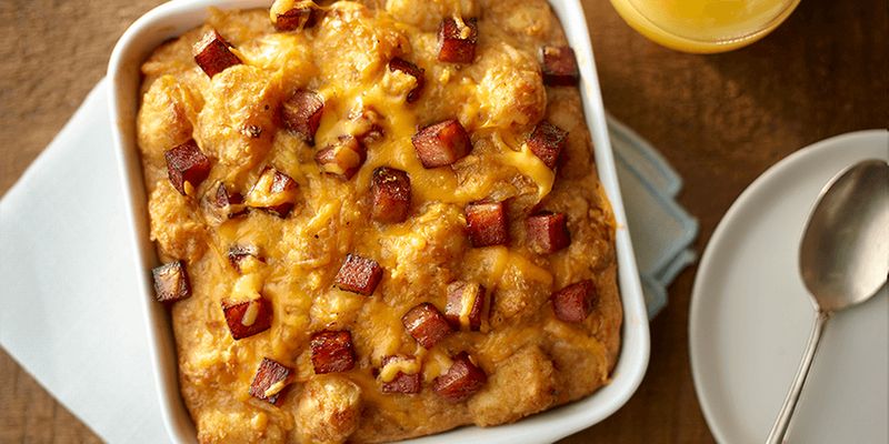 Spam Tater Tot Casserole