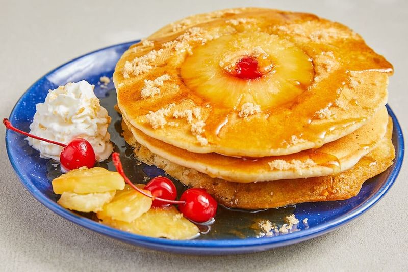 Pineapple Upside-Down Pancakes