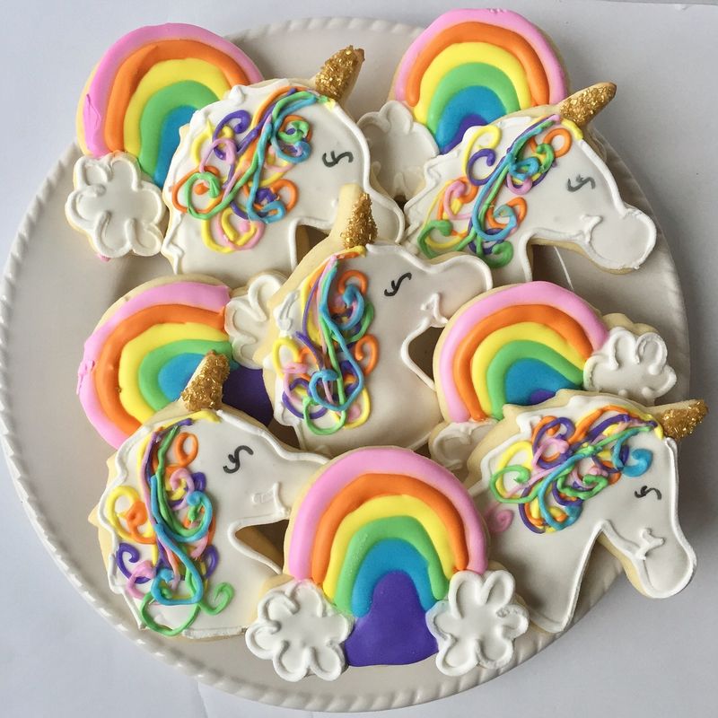 Whimsical Unicorn Cookies
