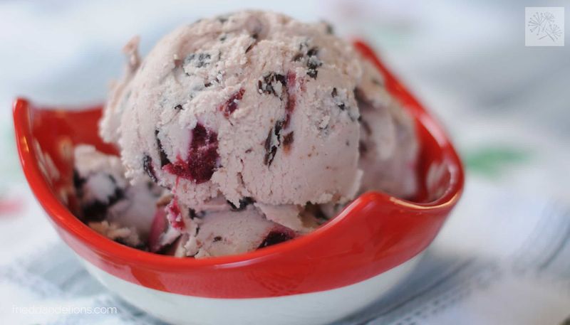 Chocolate and Cherry Gelato