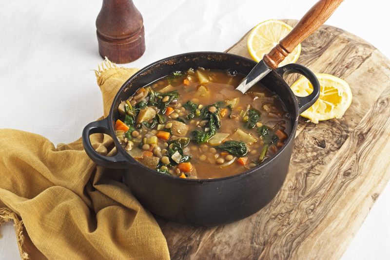 Lentil and Spinach Soup