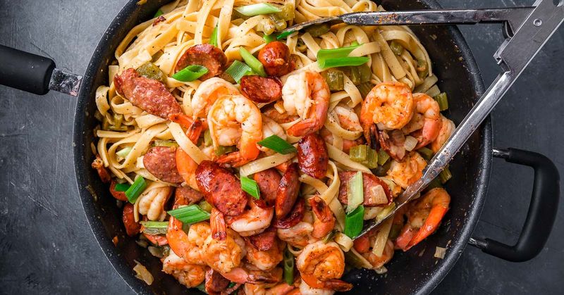 Andouille with Seafood Twist