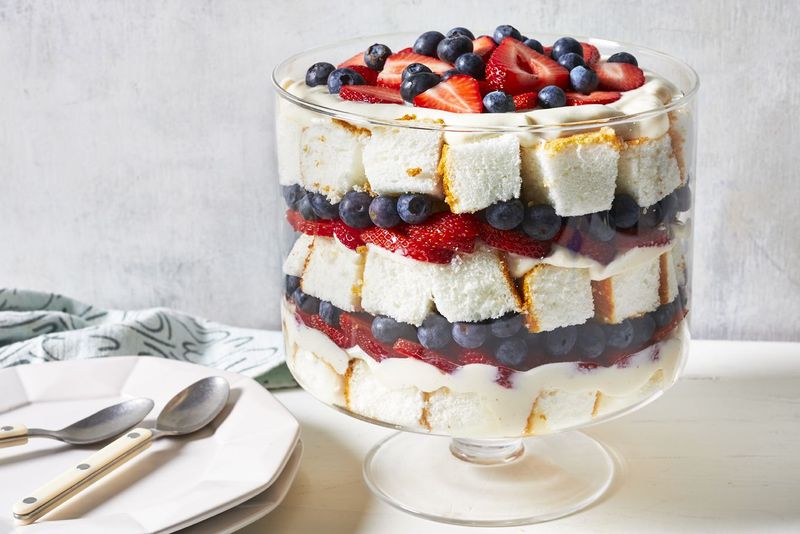 Berry Trifle with Whipped Cream