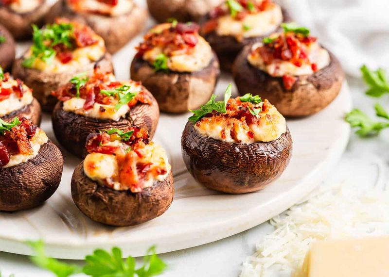 Savory Stuffed Mushrooms
