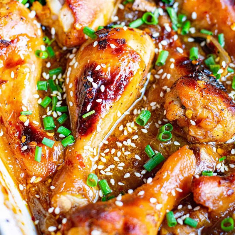 Honey Garlic Baked Legs