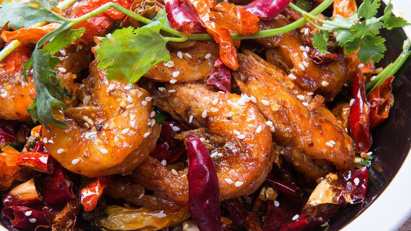 Spicy Szechuan Shrimp
