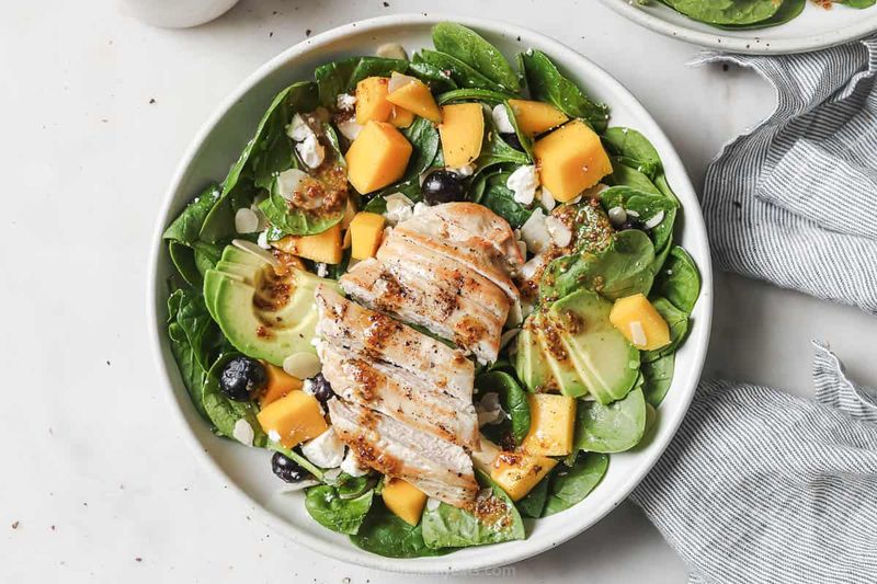 Avocado and Mango Caesar
