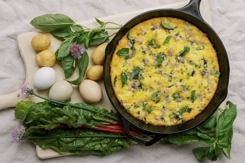 Garden Fresh Herb Frittata