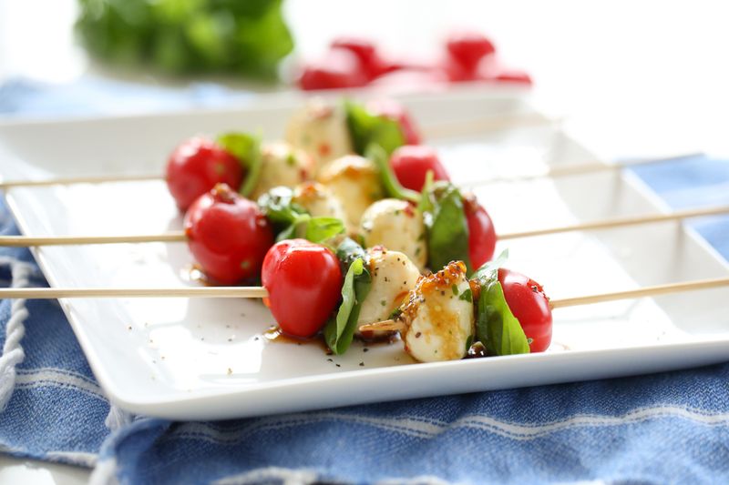 Mini Caprese Skewers