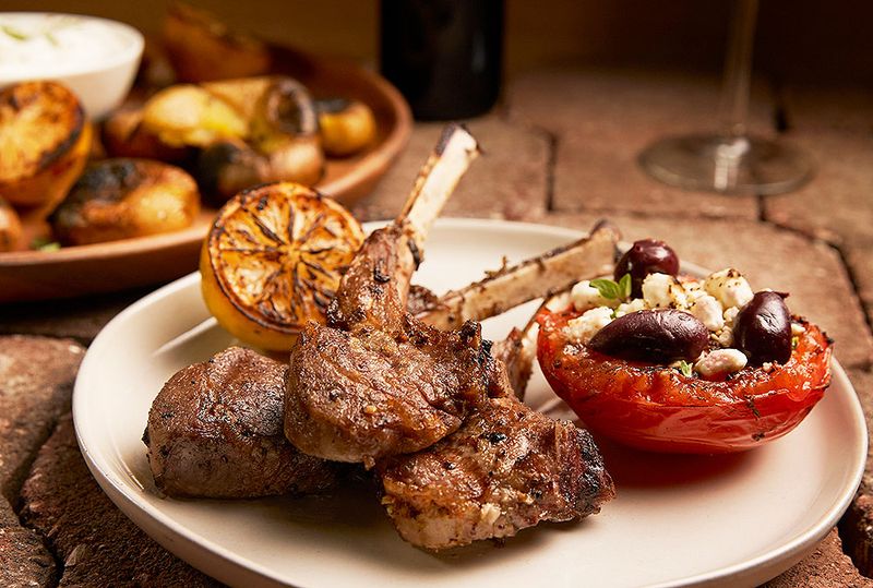 Mediterranean Grilled Lamb Chops