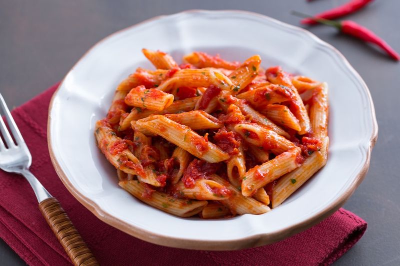 Spicy Italian Arrabbiata Pasta