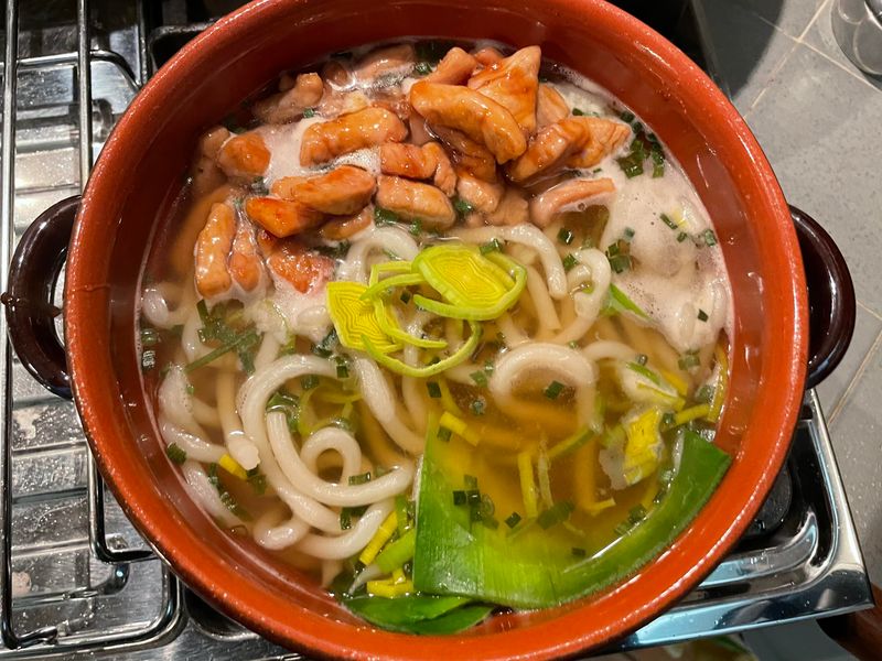 Japanese Udon in Dashi Broth