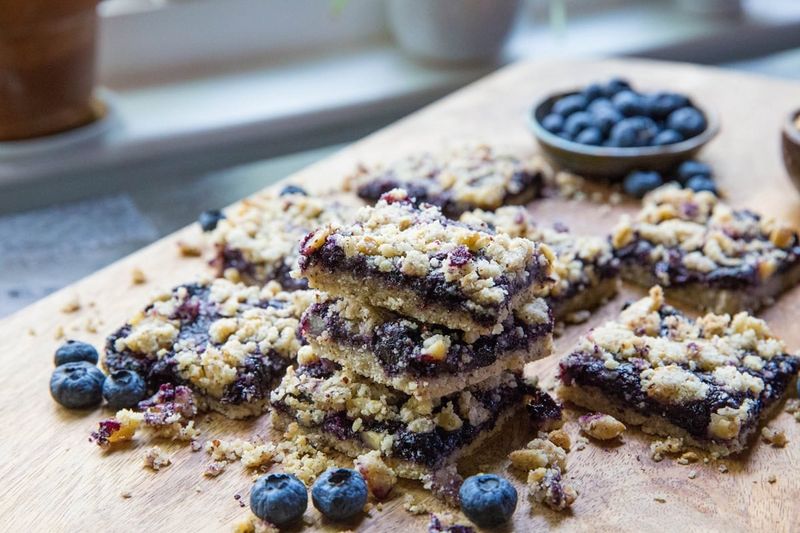 Blueberry Almond Bars
