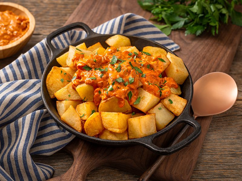 Spicy Spanish Patatas Bravas