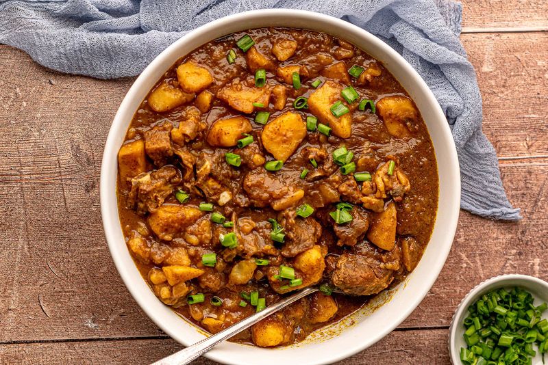 Spicy Jamaican Curry Goat