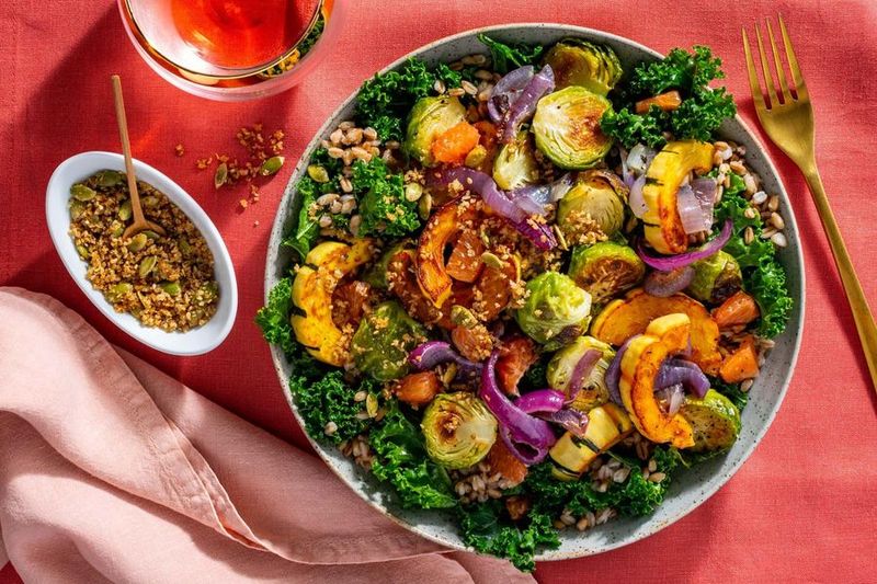 Roasted Vegetable and Farro Salad