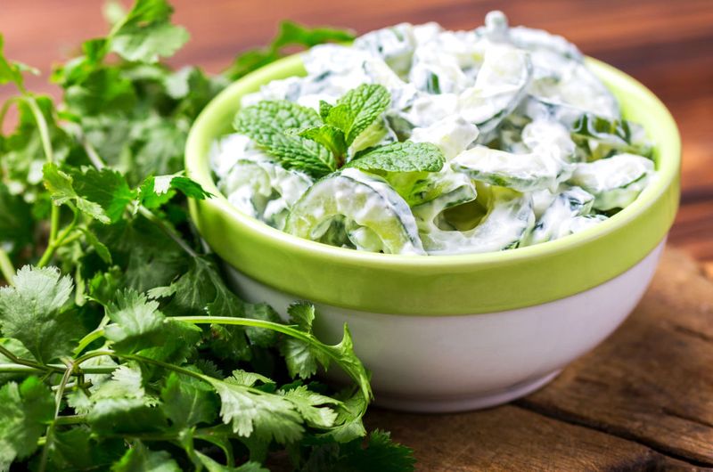 Cucumber Mint Yogurt Raita