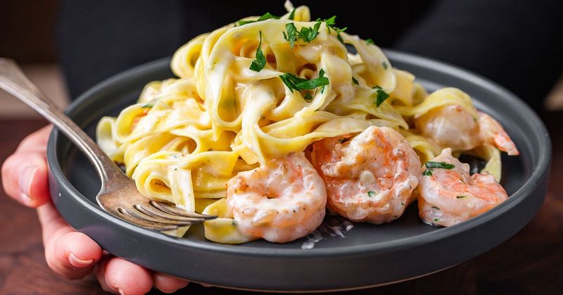 Creamy Shrimp Alfredo