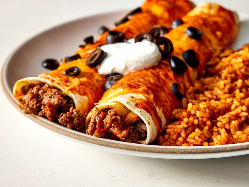 Spicy Mexican Enchiladas