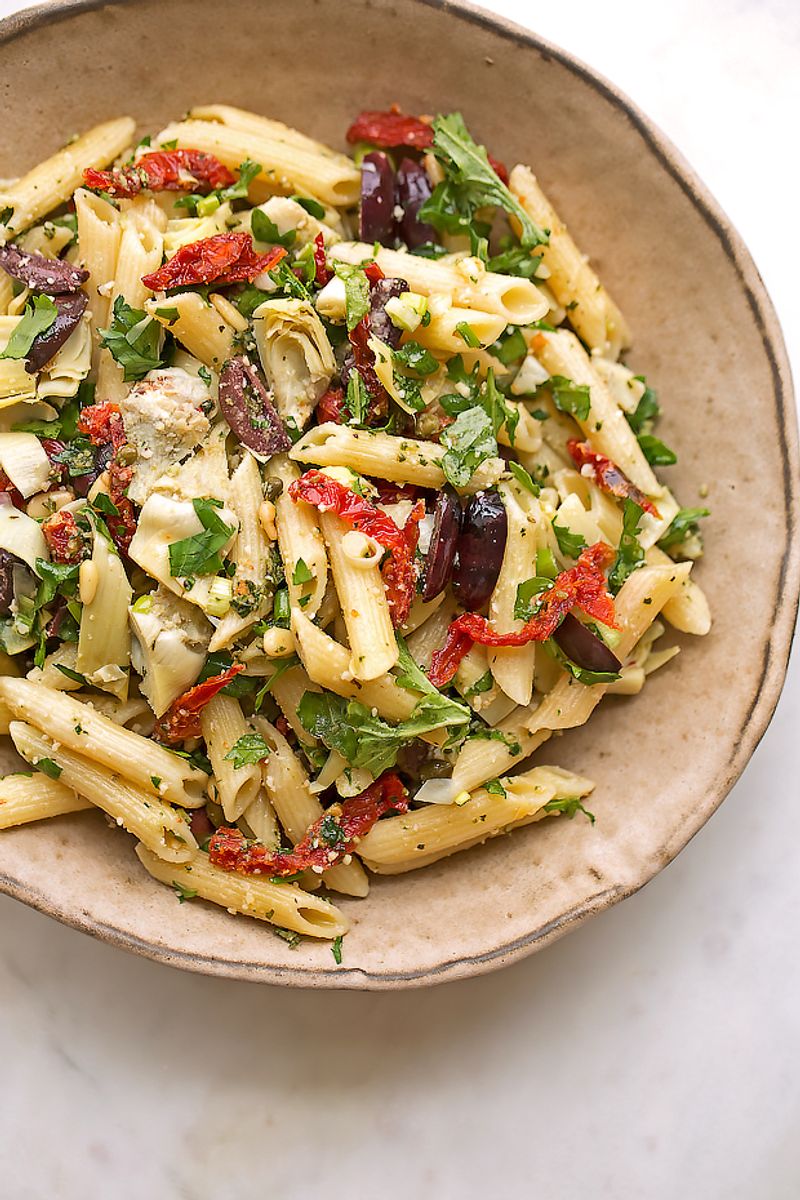 Tuna and Artichoke Pasta Salad