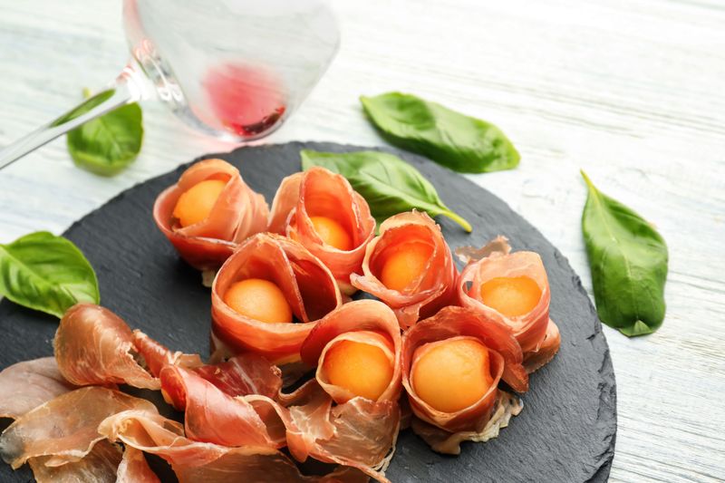 Prosciutto-Wrapped Melon