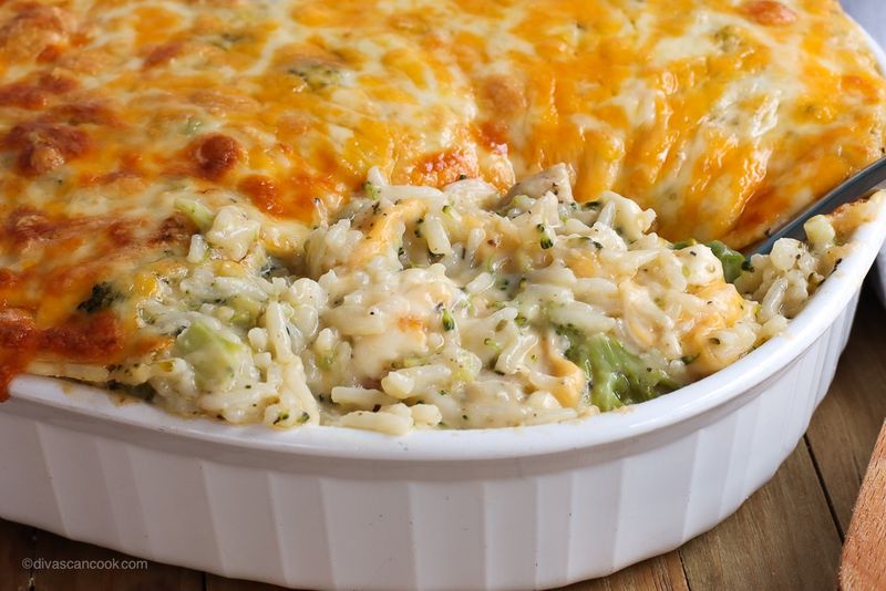 Cheesy Broccoli and Rice Casserole