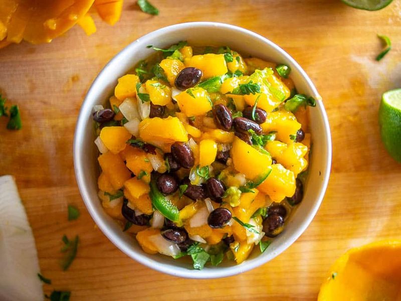 Mango and Black Bean Salsa