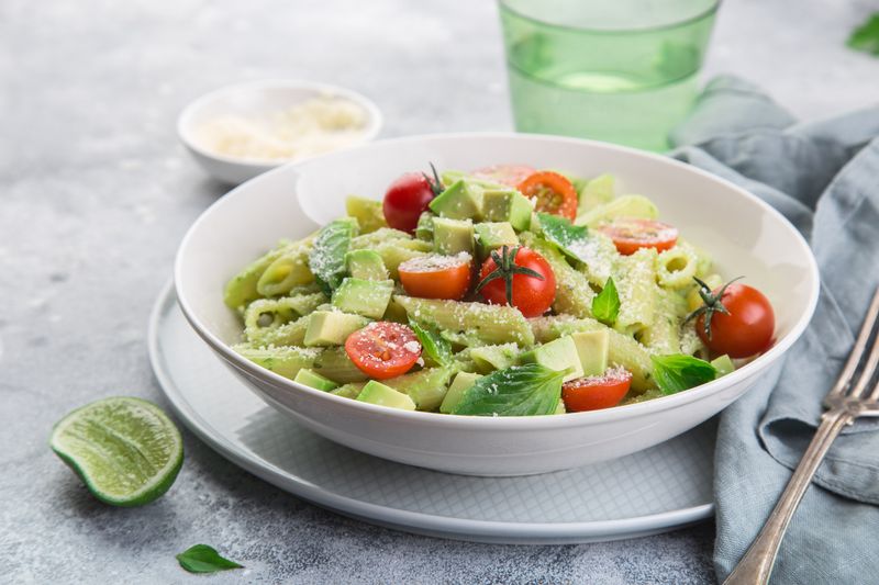 Avocado Lime Pasta Salad