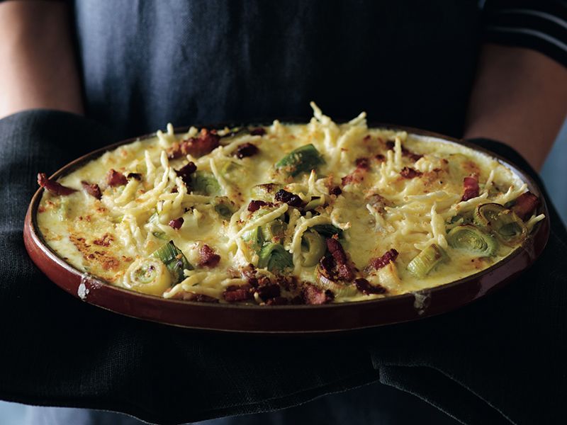 Bacon and Leek