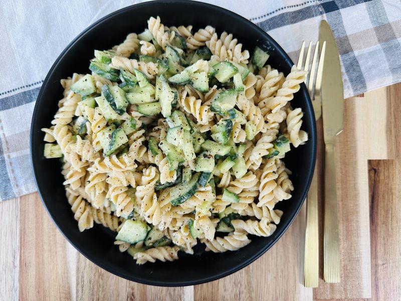 Cucumber Dill Pasta Salad