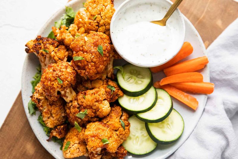Buffalo Cauliflower Bites