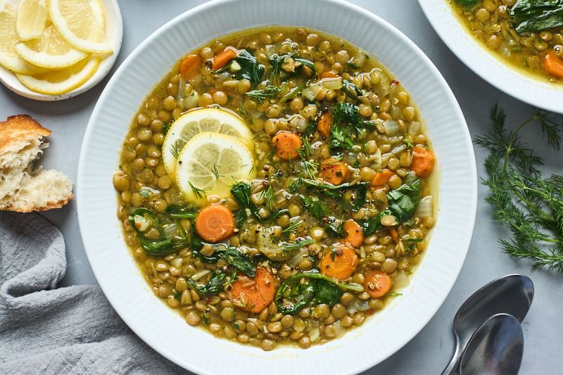 Lentil Soup with Lemon