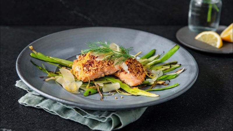 Almond-Crusted Salmon