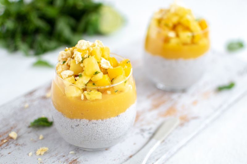 Mango Chia Seed Pudding