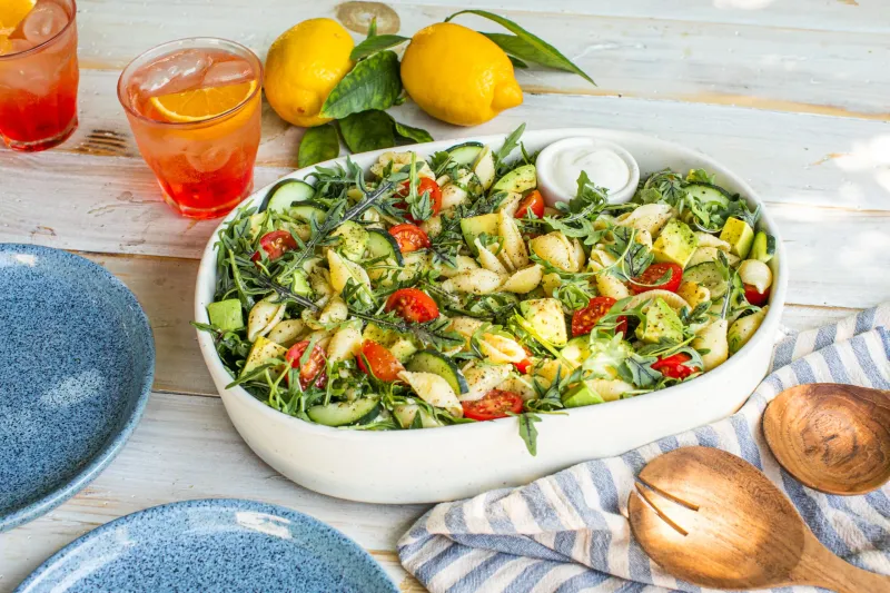 Citrus Avocado Pasta Salad