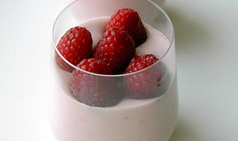 Raspberry Bavarian Cream