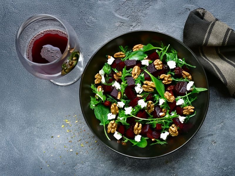 Roasted Beet and Goat Cheese Salad