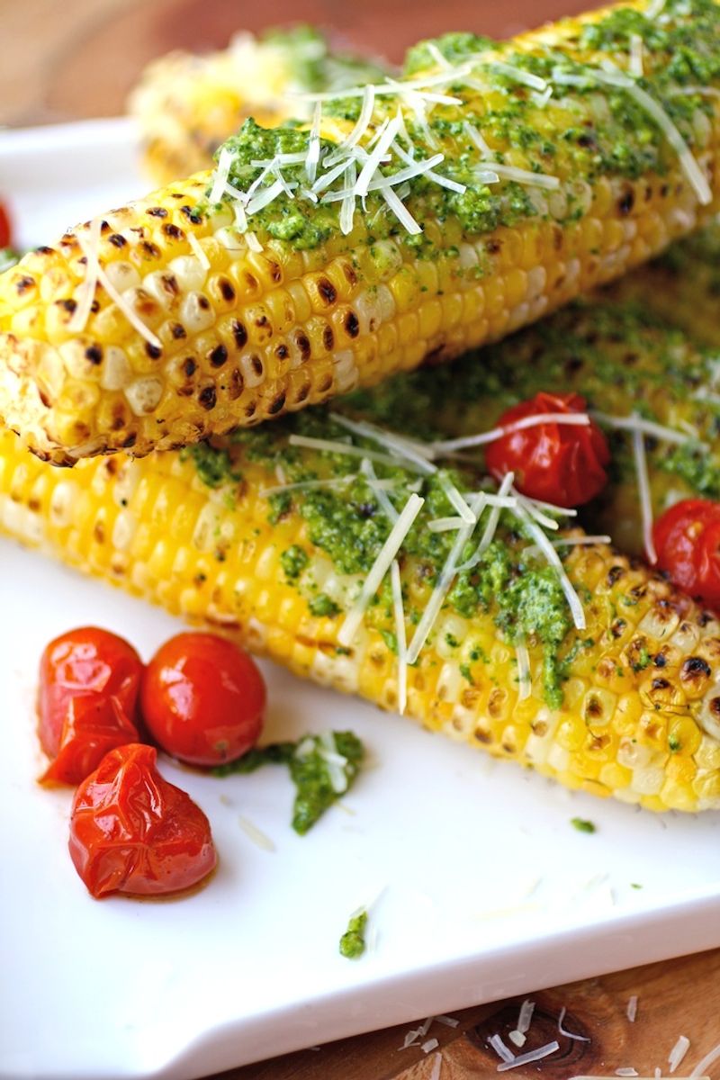 Pesto Corn