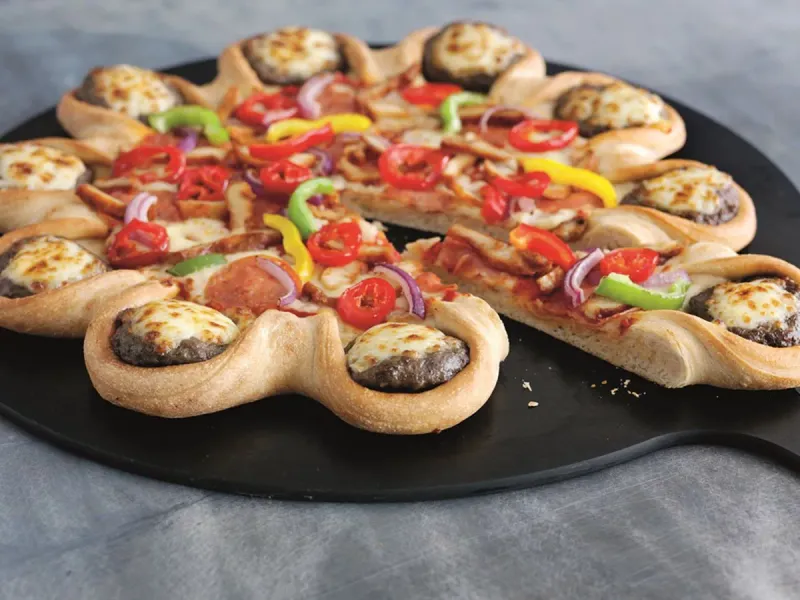 Pizza Hut's Crown Crust Pizza
