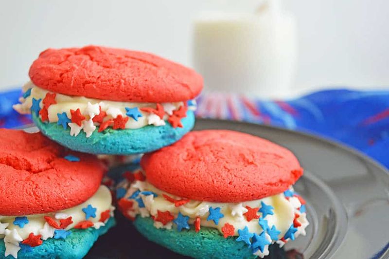 Patriotic Whoopie Pies