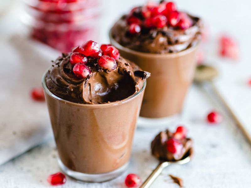 Dark Chocolate Avocado Mousse