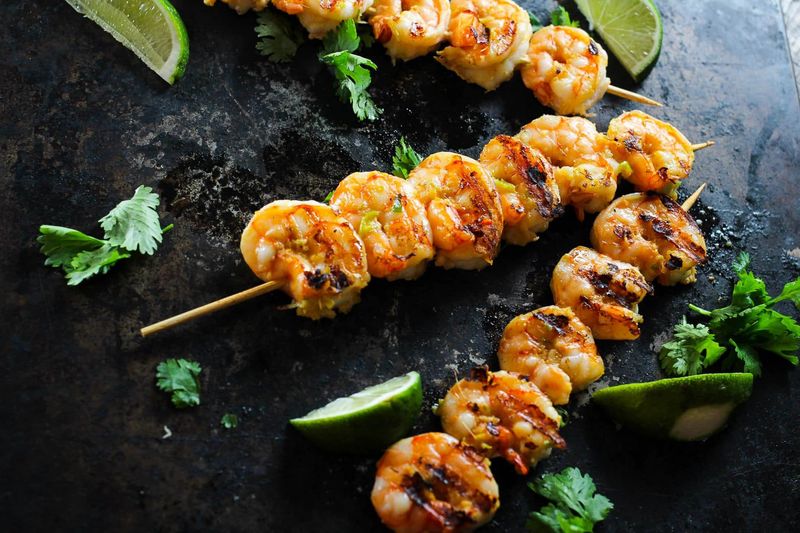 Spicy Grilled Shrimp Skewers