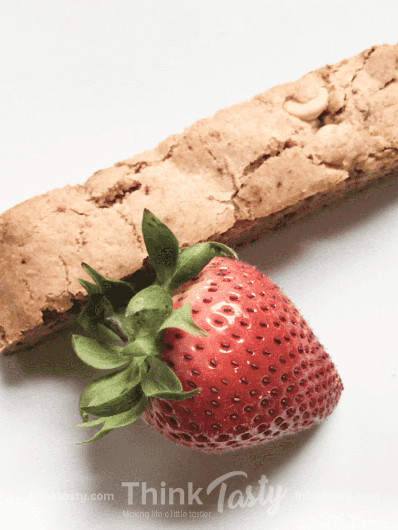 Strawberry Almond Biscotti