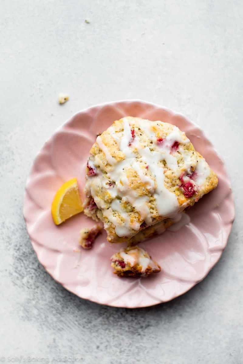 Strawberry Lemon Poppy Seed Cookies