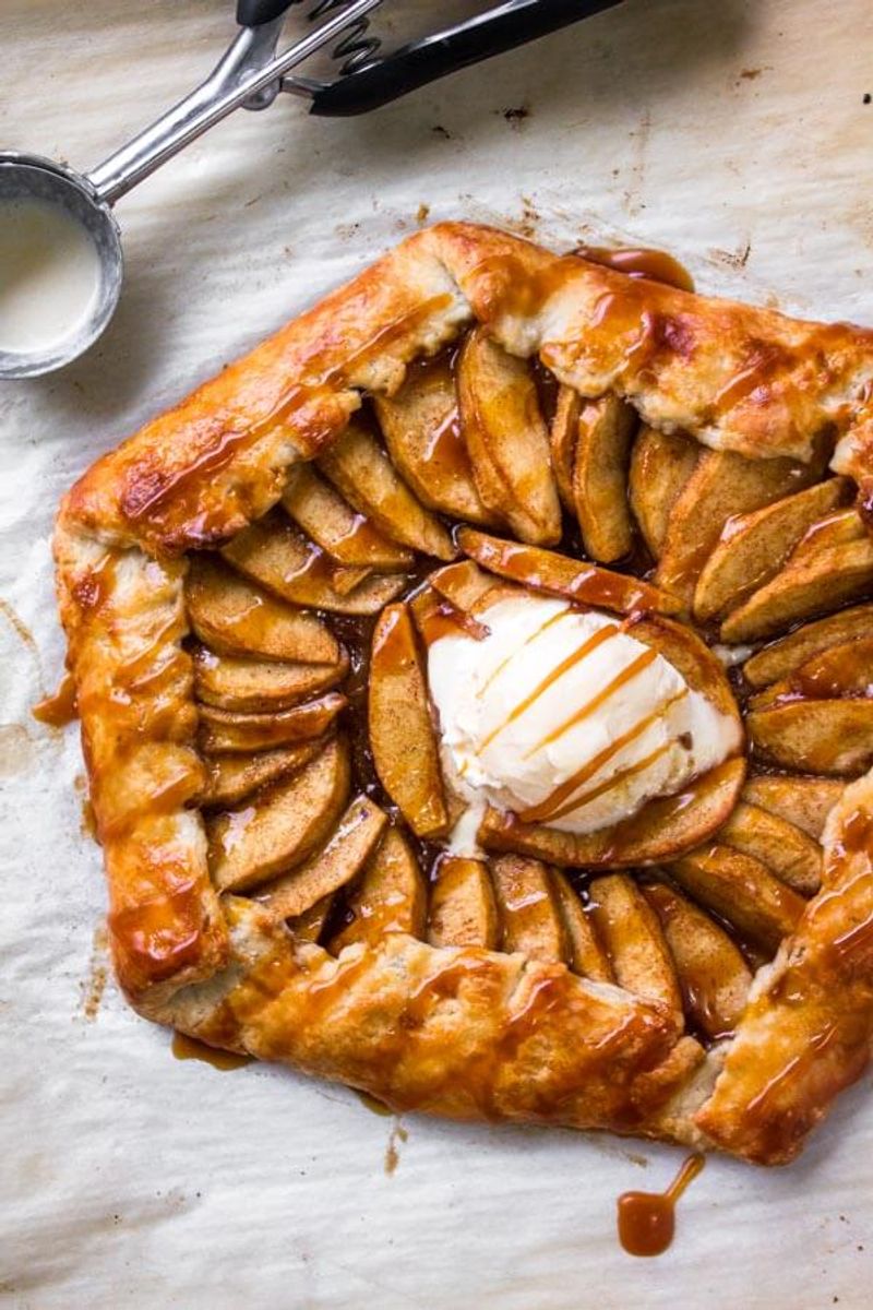 Caramel Apple Galette