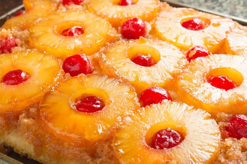 Pineapple Upside-Down Sheet Cake