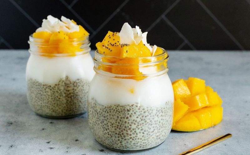 Mango Coconut Chia Pudding